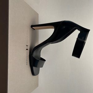 Black high heel dress sandal by Heritage Halston- Never worn